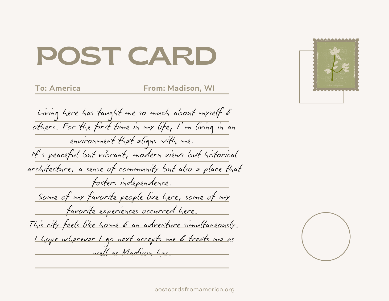 Click to read - Madison, WI