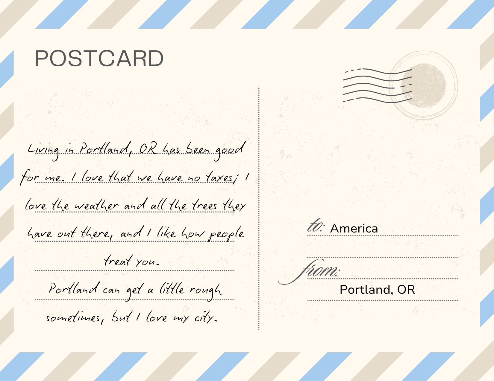 Click to read - Portland, OR