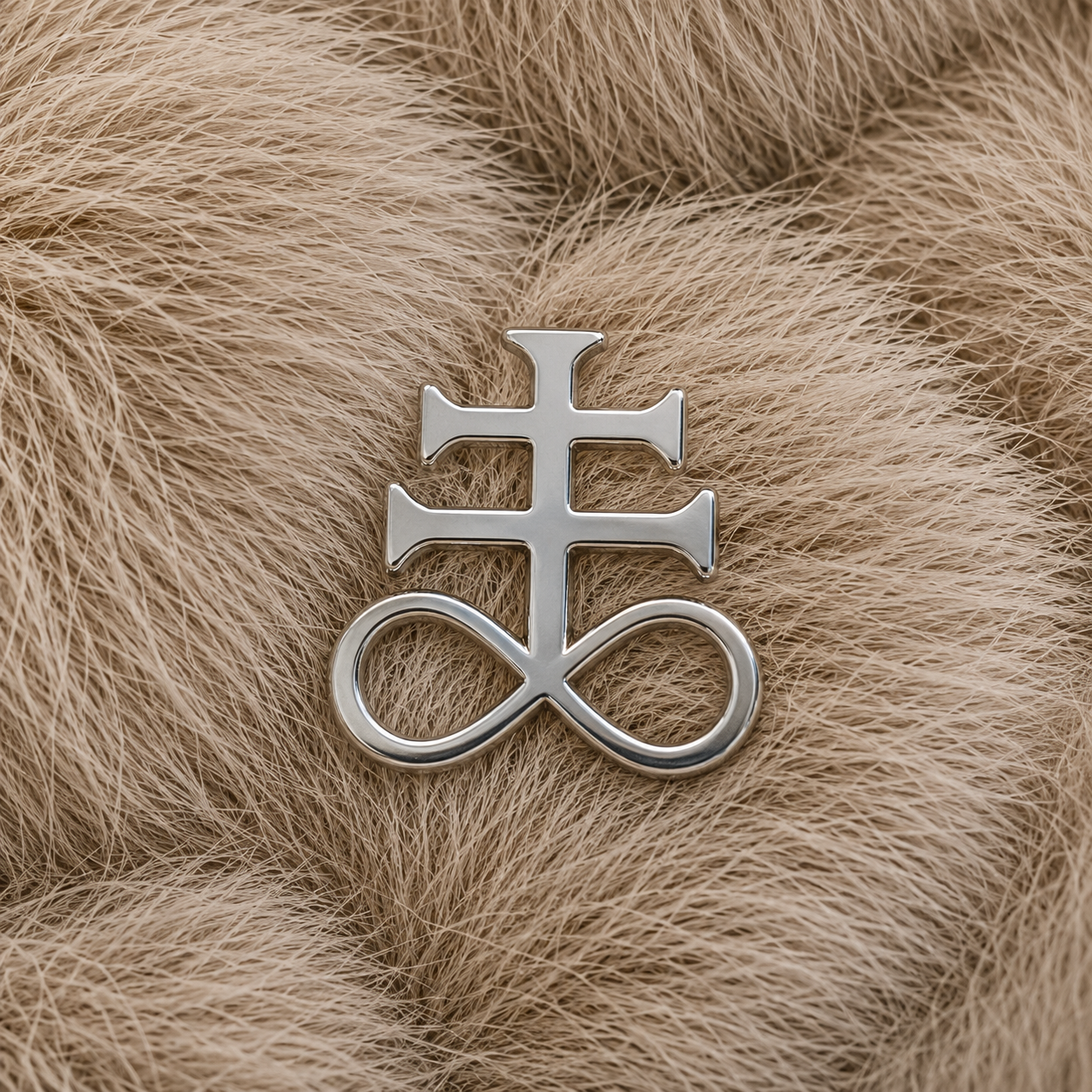 Leviathan Cross Enamel Pin