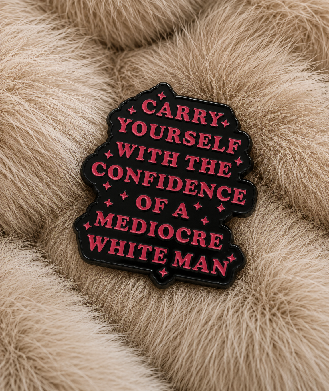 "Carry Yourself" Enamel Pin