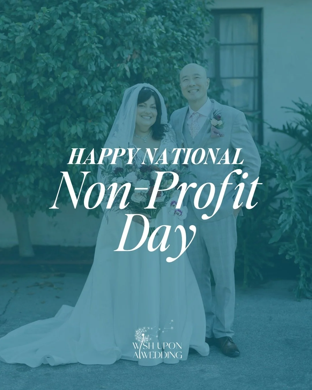 Happy National Nonprofit Day from the team that grants weddings to couples facing terminal illness. 🤍

We are Wish Upon a Wedding, and we believe love is worth celebrating, even in life&rsquo;s hardest moments. Through the generosity of our wish gra