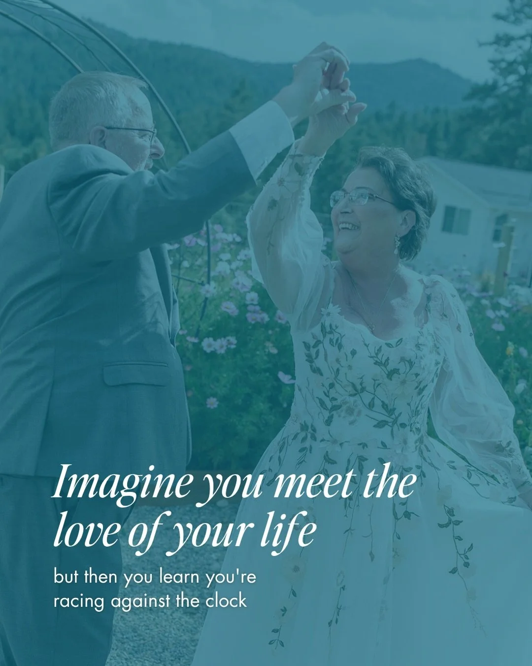 Imagine you meet the love of your life.

You build a life together. You make plans. And then you learn you&rsquo;re racing against the clock.

That love doesn&rsquo;t shrink. It gets louder.

We gift weddings and vow renewals to couples facing a term