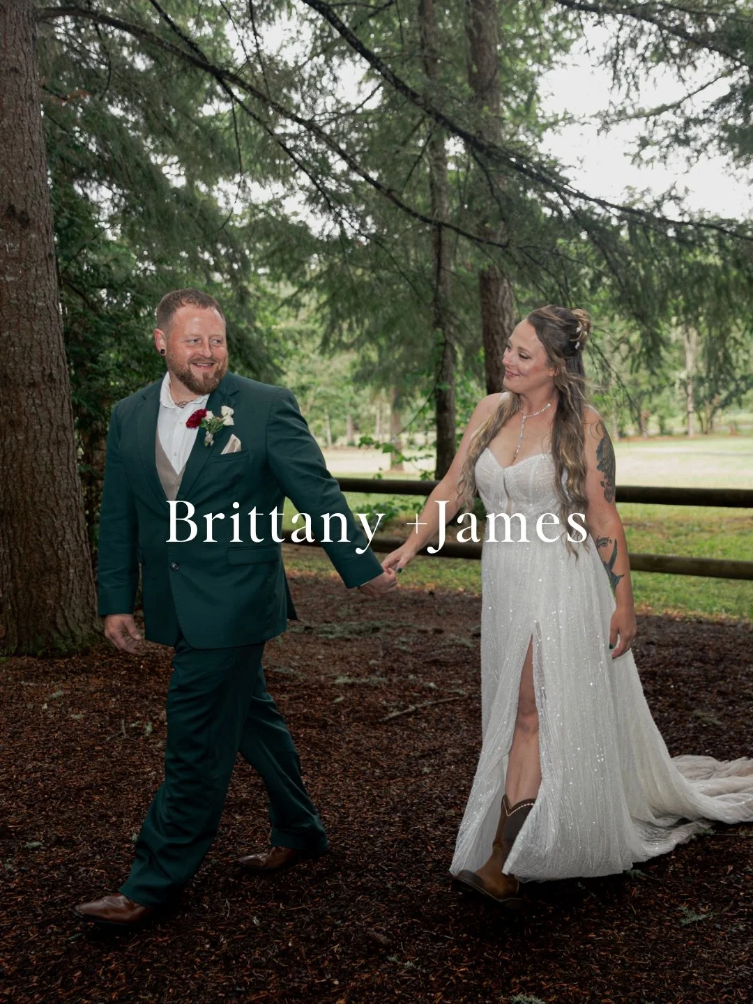 Brittany and James met in high school, where a friendship turned into something neither of them could ignore. At just 16, Brittany convinced her mom to sign a marriage license so they could get married. They said &ldquo;I do&rdquo; in a courthouse ce