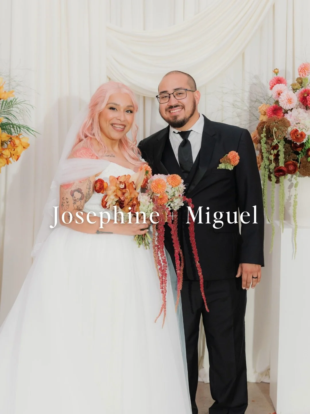 Josephine and Miguel met 13 years ago through a mutual friend. Miguel was hooked right away, Josephine took a little convincing, but one year after their first date, they were married. Today they&rsquo;re raising two kids, ages 9 and 10. 💍

In April
