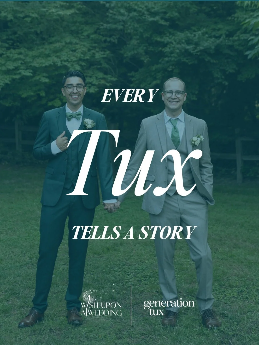 There&rsquo;s something incredibly special about feeling your very best on one of the most meaningful days of your life. ❤️

For years, the incredible team at @generationtux has helped make that possible for countless Wish Upon a Wedding couples acro