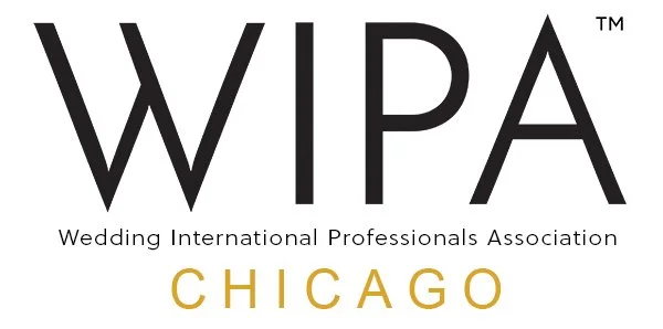 Logo for the Wedding International Professionals Association (WIPA) in Chicago.