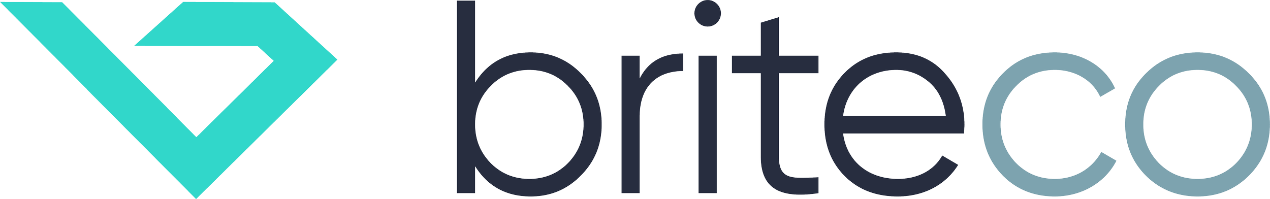 The logo for BriteCo, featuring a teal diamond shape with a white background, and the text 'briteco' in lowercase letters.