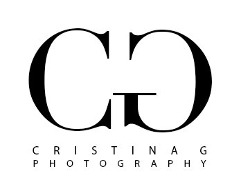 Logo with large stylized letters 'C' and 'G' and the text 'Cristina G Photography' below.