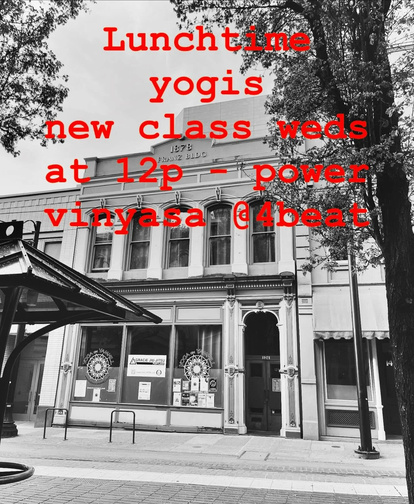 Portland yogis, I&rsquo;ve added at 55min Power Vinyasa @4beatyoga class @yogaonyamhill every Wednesday at 12pm. Come join me for a midday reset 🧘&zwj;♀️🎶🌞

#portlandyoga