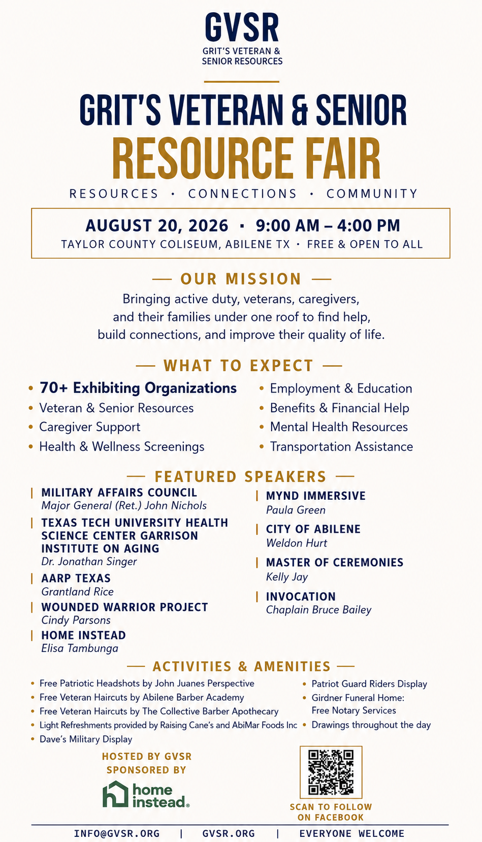 GRITs Veteran &amp; Senior Resource Fair