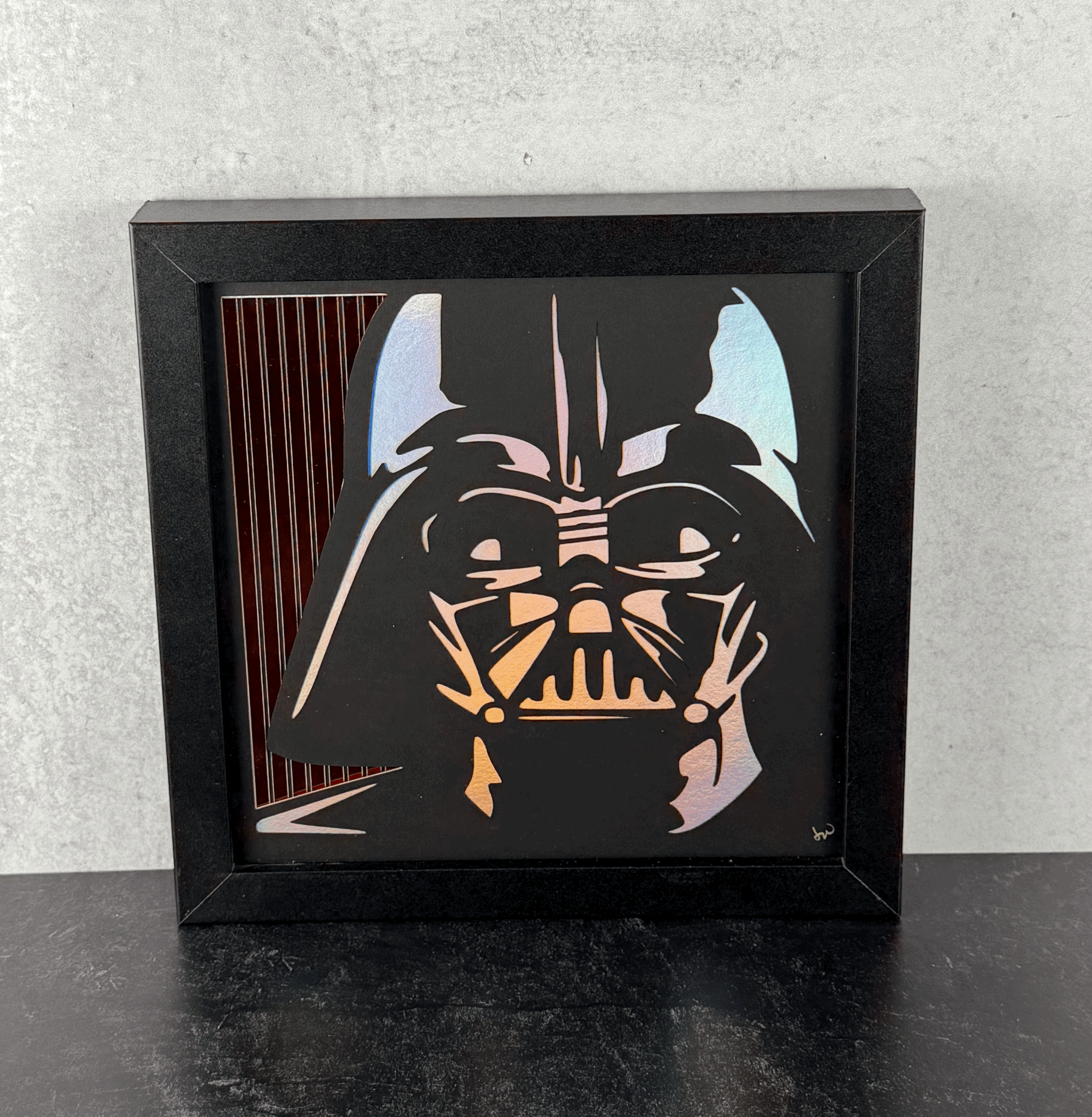 Darth Vader Icon Layered Pop Art