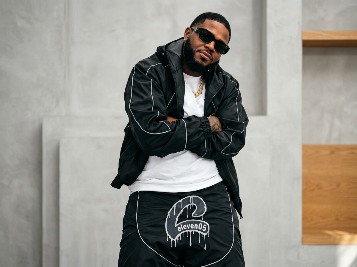 Eleven05 Reflective Tracksuit Short Set