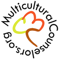 Logo with stylized multicolored heart and surrounding text 'Multicultural Counselling'