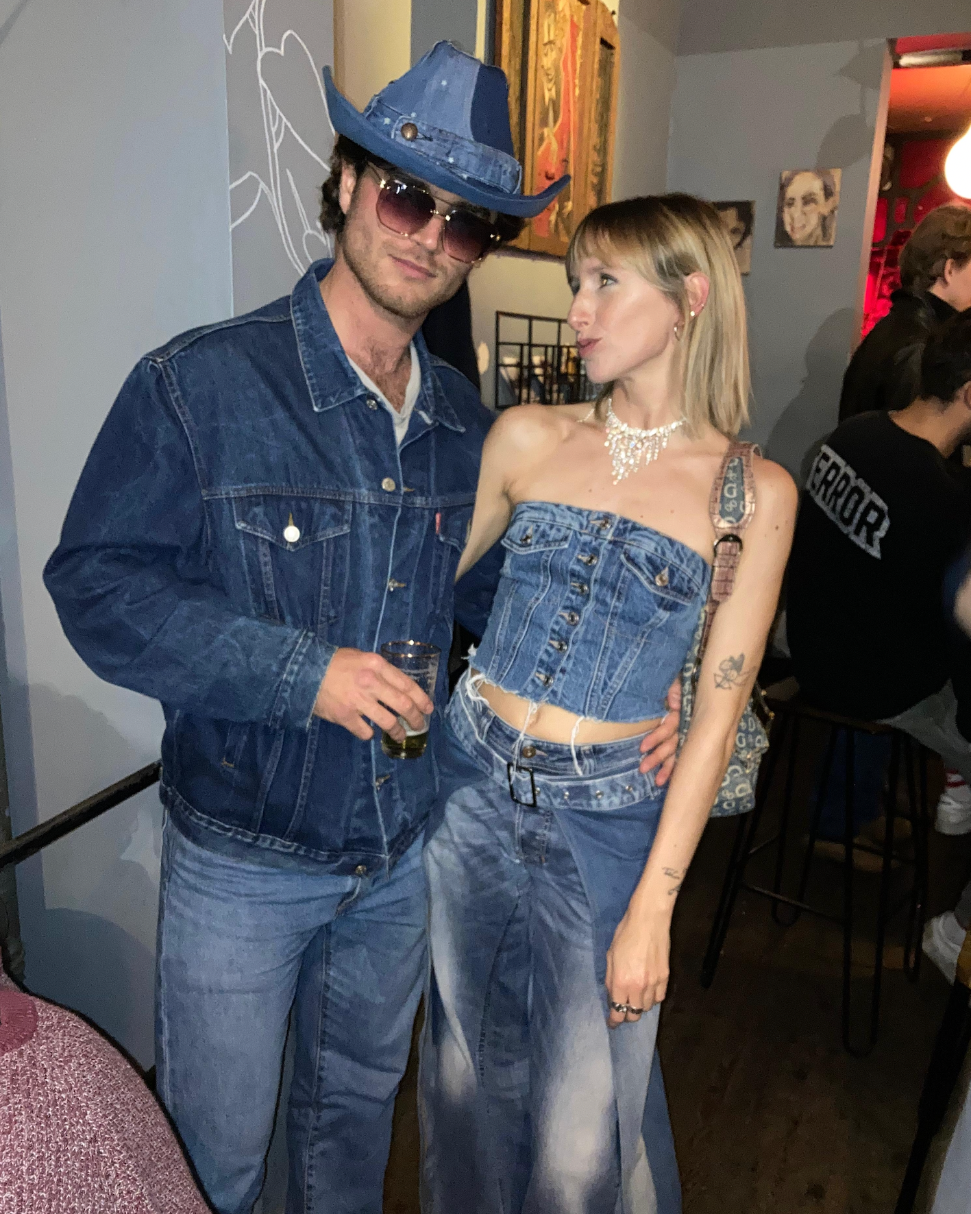 denim hat design