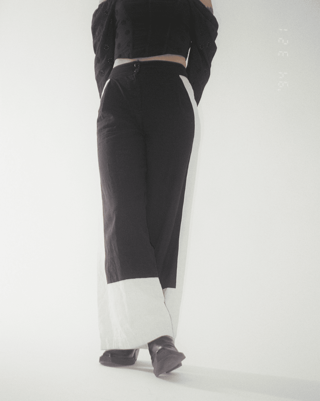 upcycled black pants 