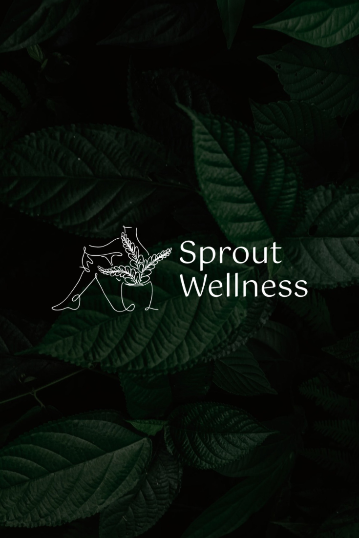 Sprout Wellness | Fitness Wellness Coach Logo Design