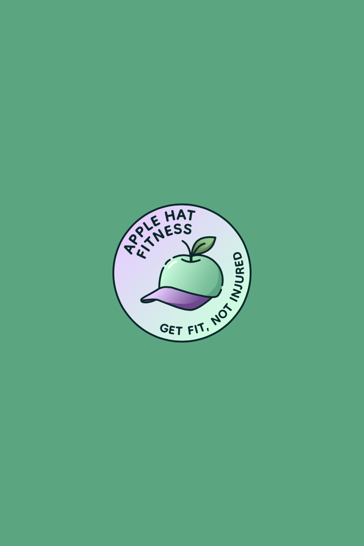 Apple Hat Fitness | Fitness Coach Logo and Brand Design