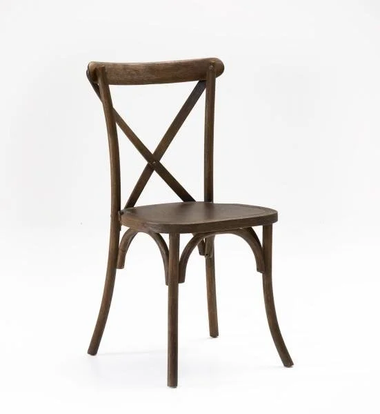 Brown Crossback Chairs