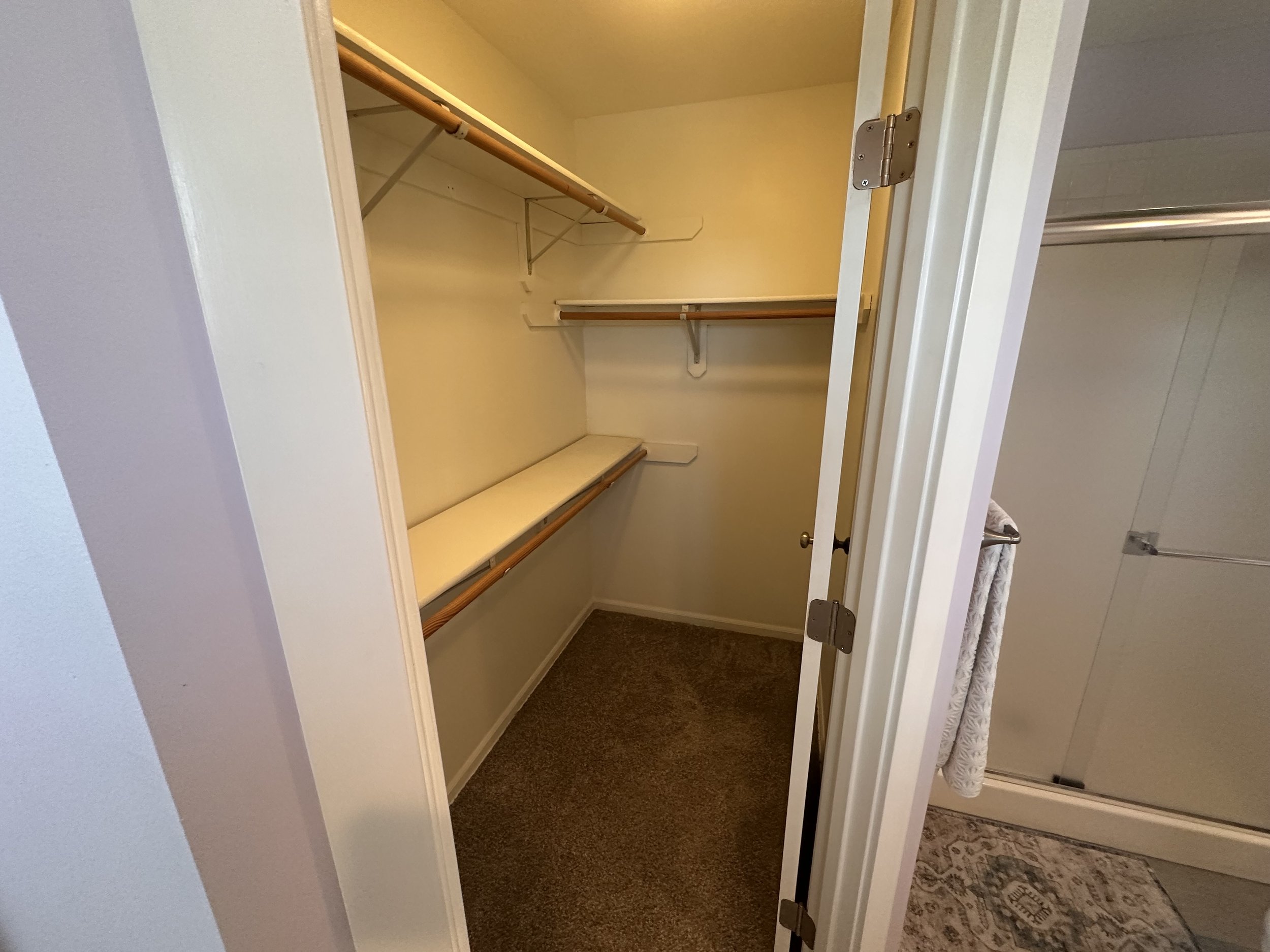 Upstairs Bedroom #3 Walk In Closet