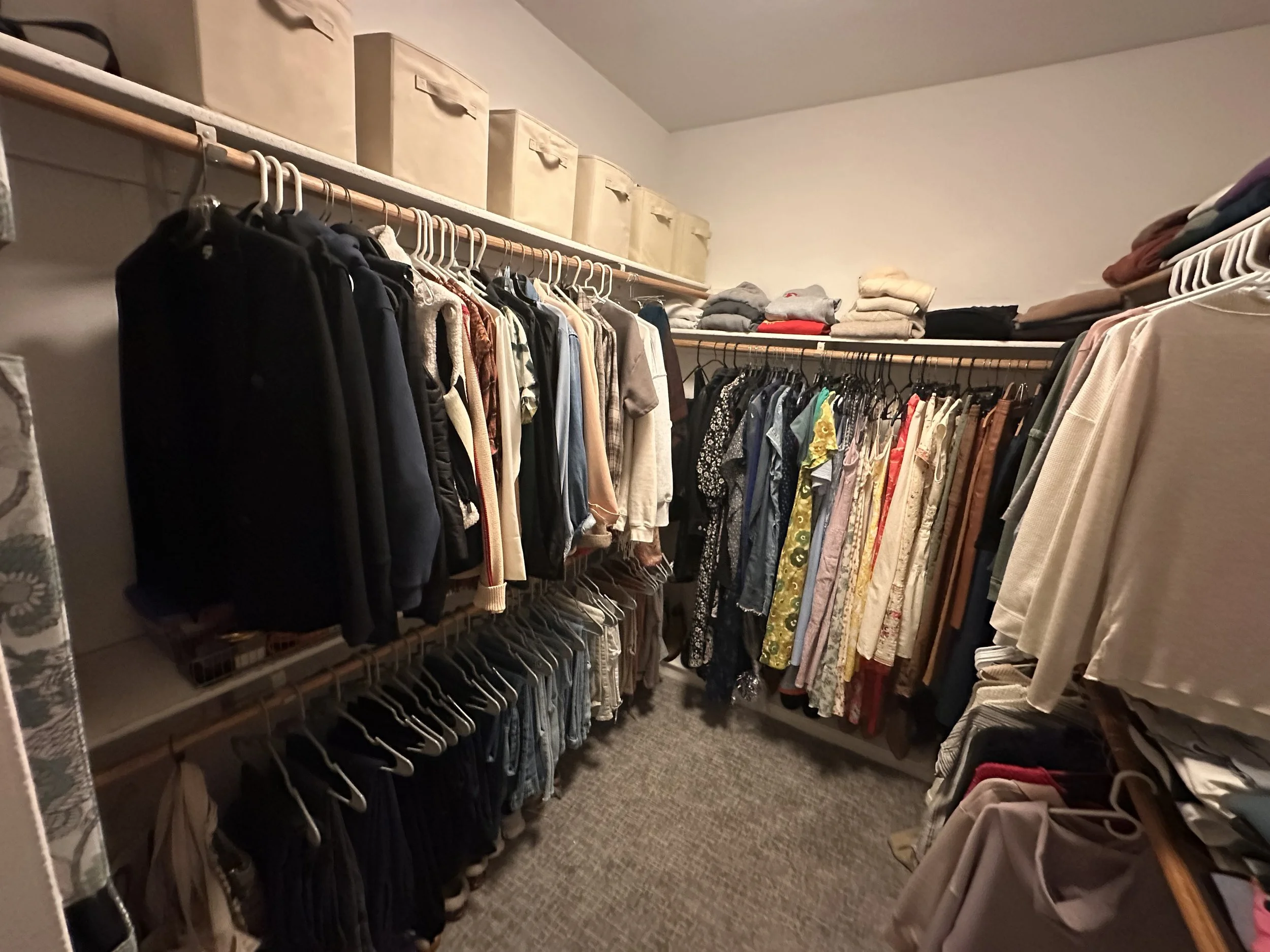 Primary Walk In Closet #1