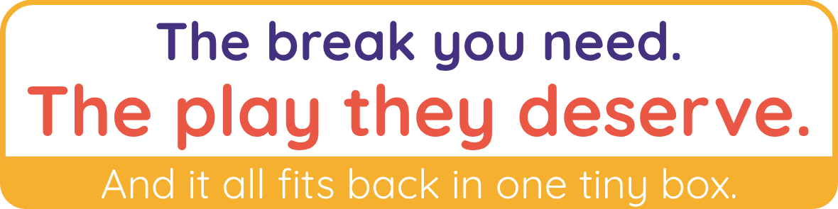 Play Sparks tagline: The break you need. The play they deserve. And it all fits back in one tiny box.