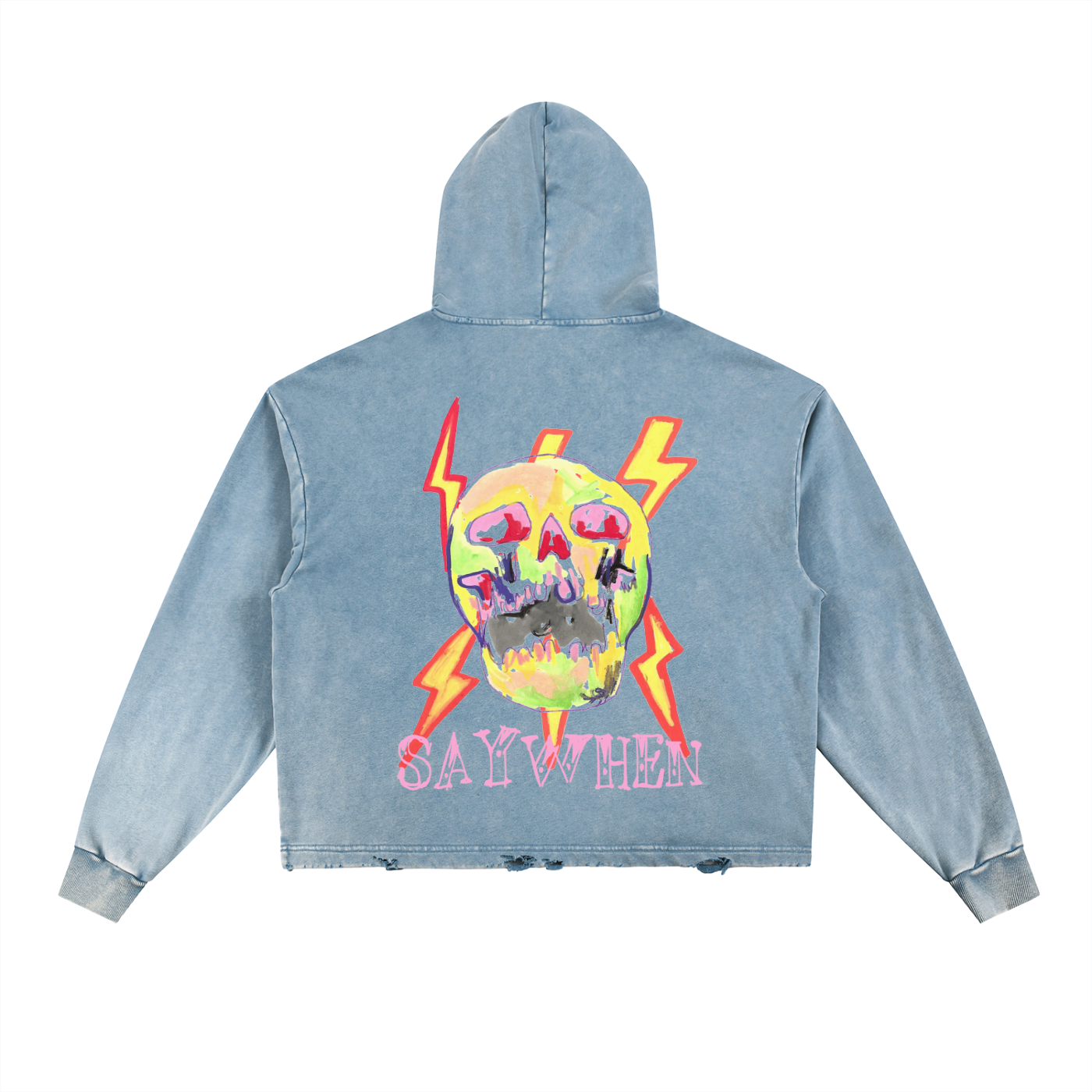 (vintage) SKULL N BOLTS (HOODIE)