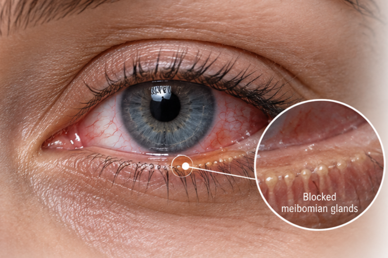 Meibomian Gland Dysfunction: Causes, Symptoms and Treatment