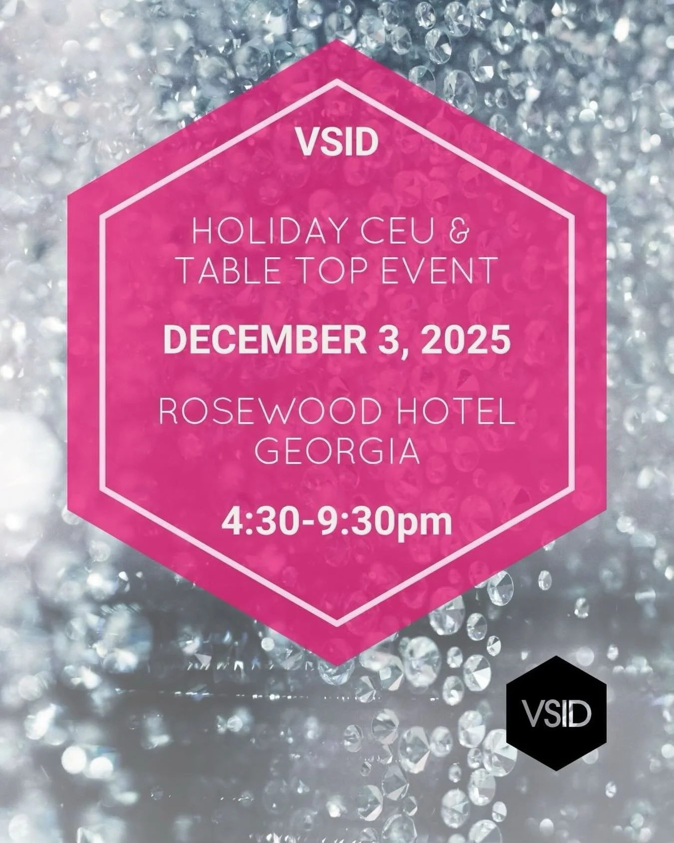 We&rsquo;re one week away from our Annual Holiday and CEU event! 

We look forward to having you join us for a night of celebration including CEUs, our ever popular tabletop networking, and festive cheer 🎄

Dress Code: &ldquo;Shine Bright Diamond&rd