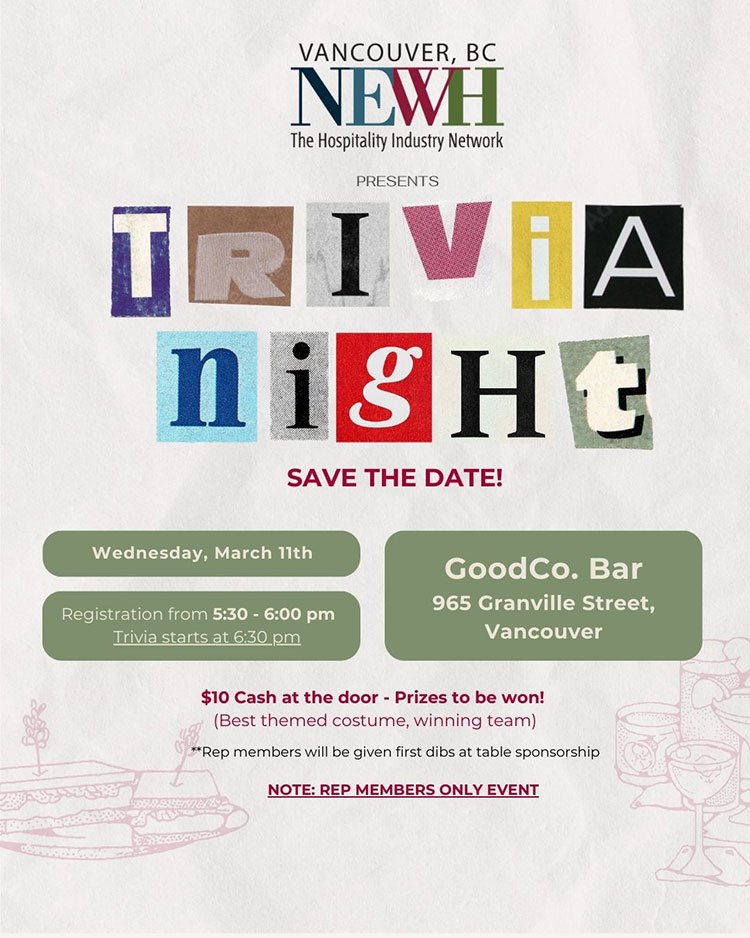Vancouver NEWH Trivia Night