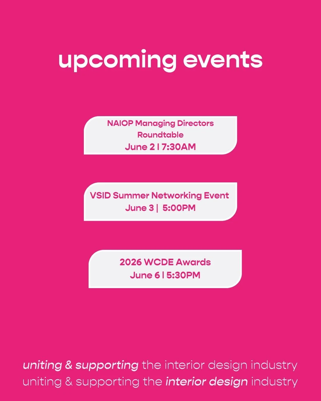 UPCOMING EVENTS happening soon!

Have you RSVP&rsquo;d for these exciting industry events yet?  Hope to see you there!

Make sure you keep an eye on our Events Page (link in bio). Lots of great opportunities coming up in Vancouver, and we strive to s