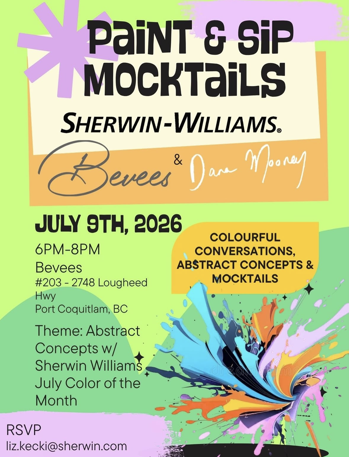 Paint & Sip Mocktails 