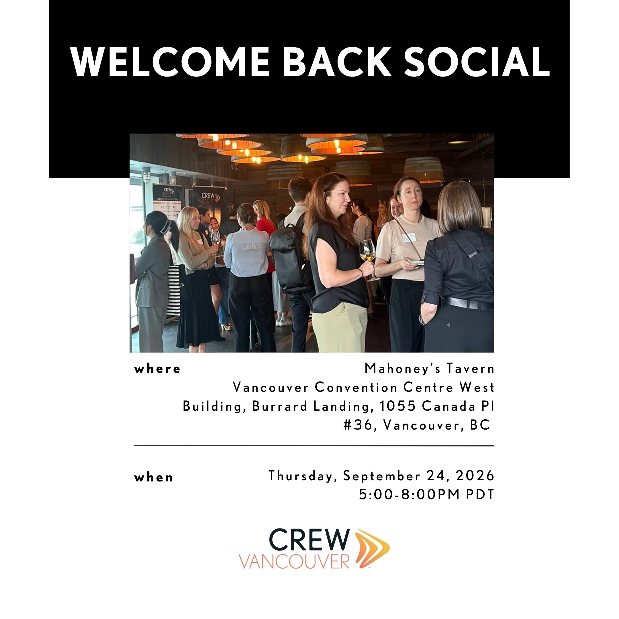 CREW: Welcome Back Social
