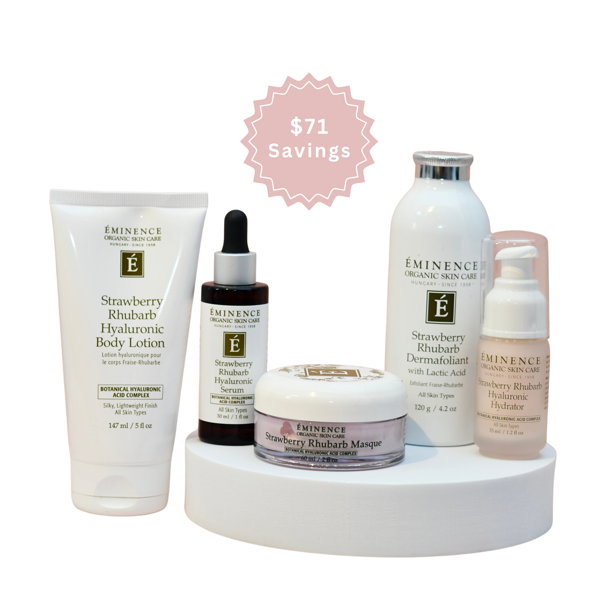 Strawberry Rhubarb Radiance Collection