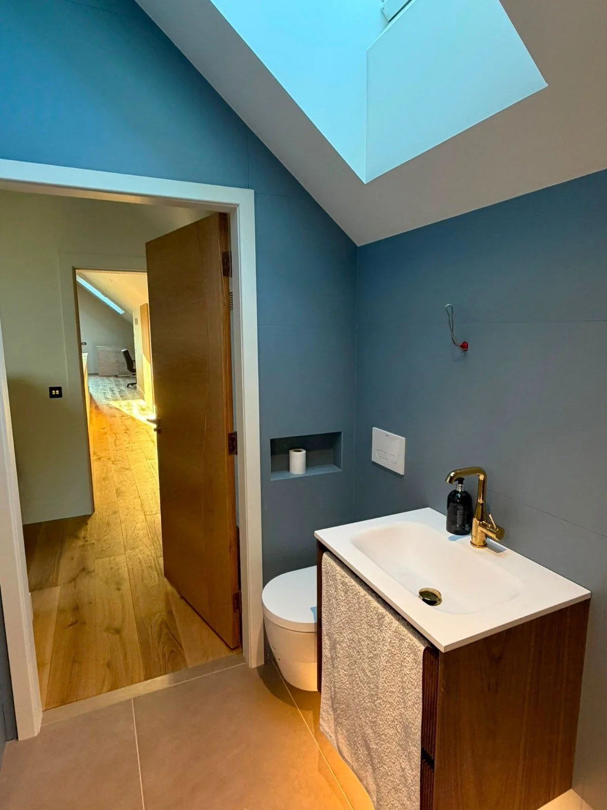 Sink in bathroom