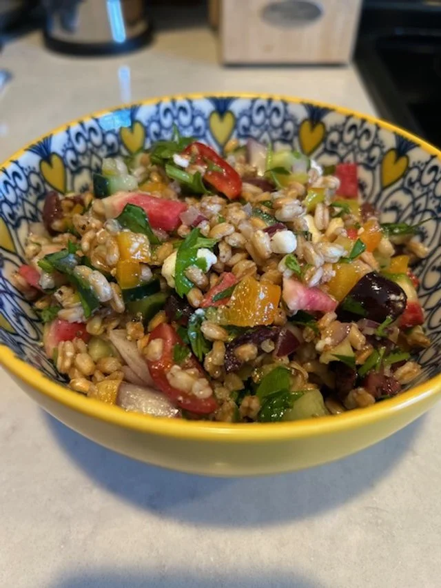 Mediterranean Farro Salad