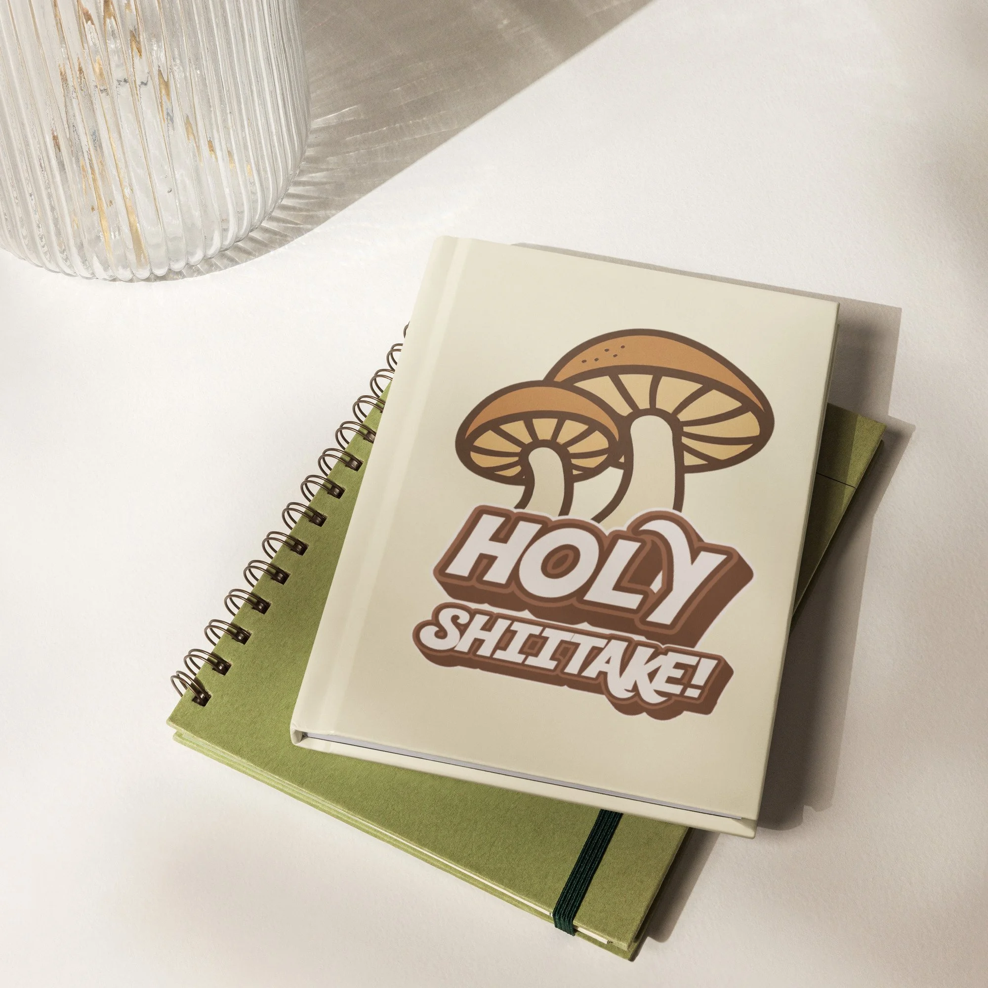 Holy Shiitake Hardcover journal matte