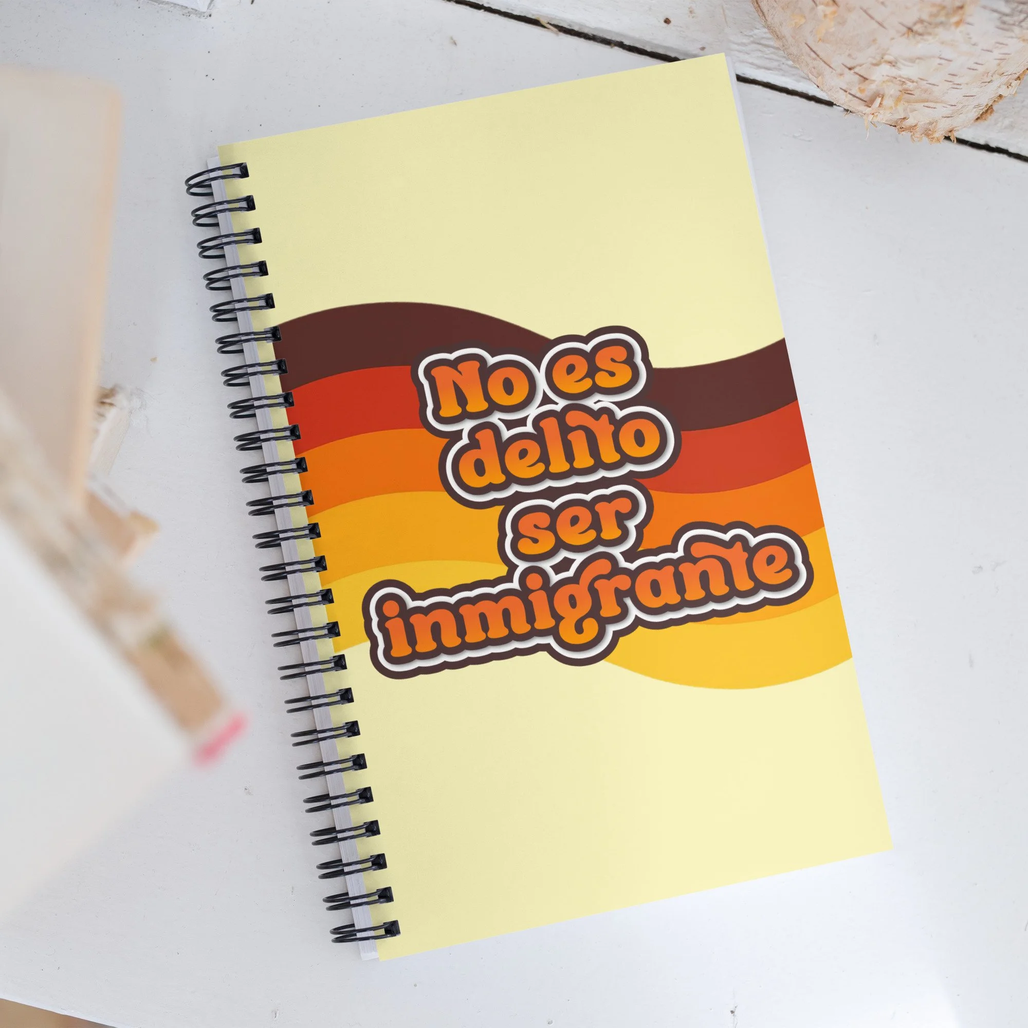 Inmigrante Spiral notebook