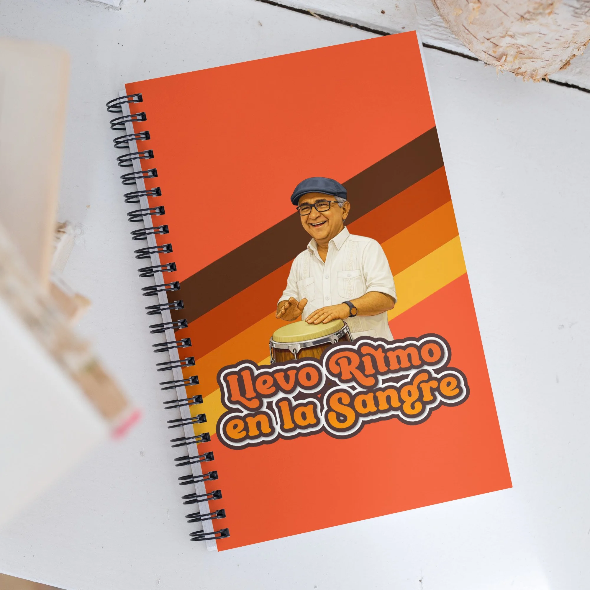 Ritmo en la Sangre Spiral notebook