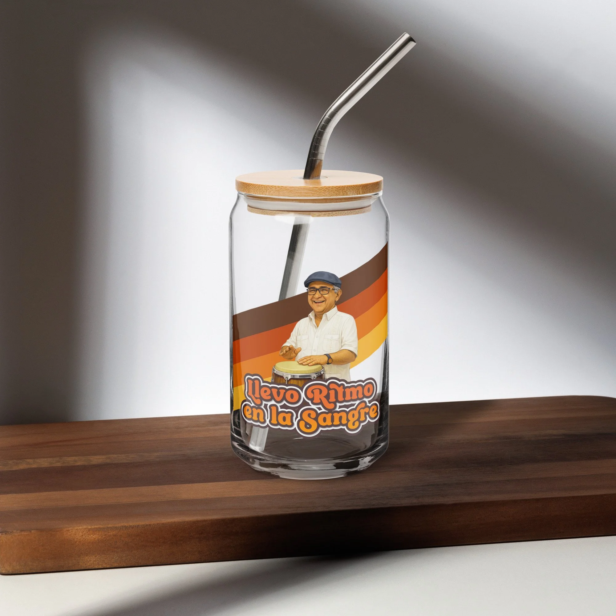 Ritmo en la Sangre Can-shaped glass