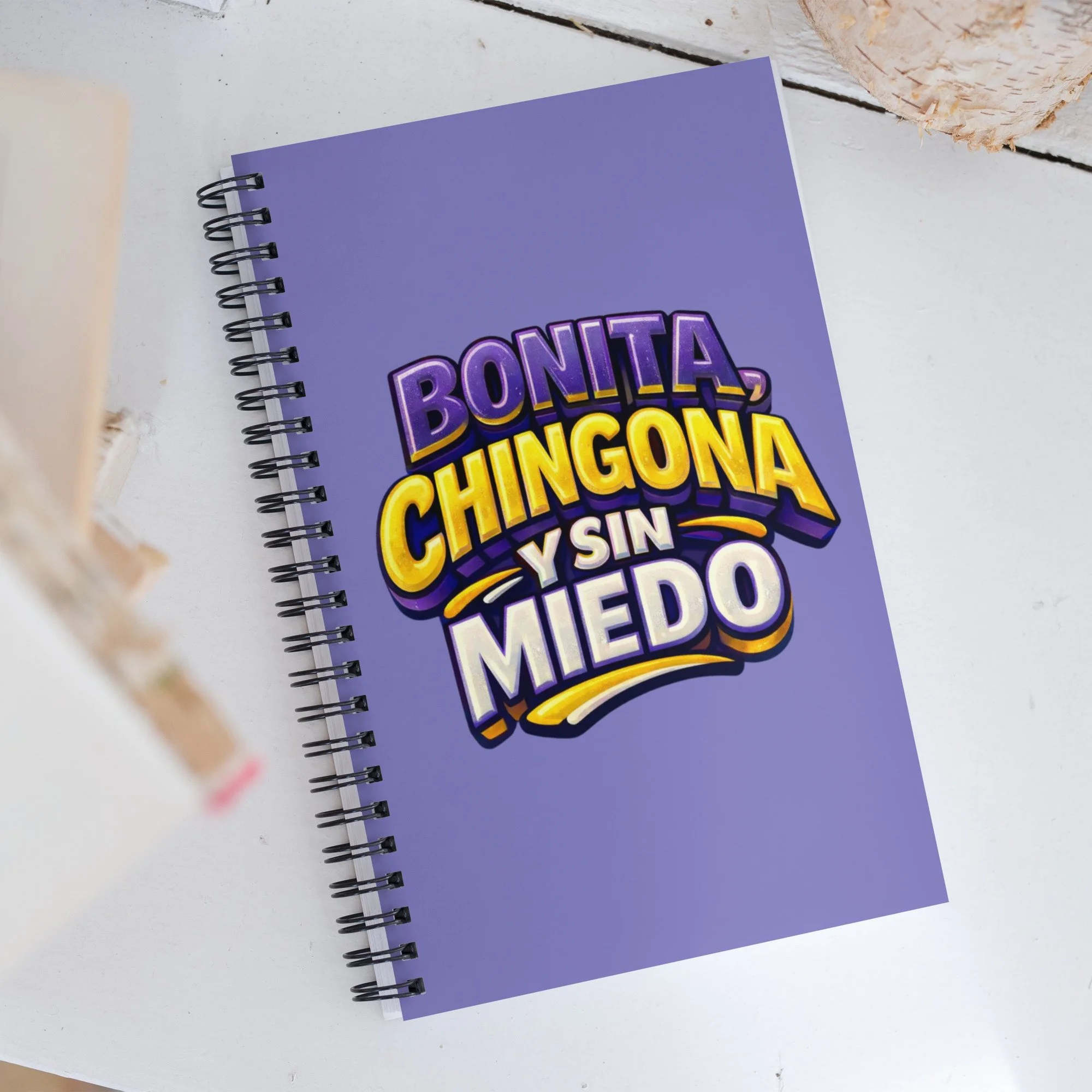 Bonita Chingona Sin Miedo Spiral notebook