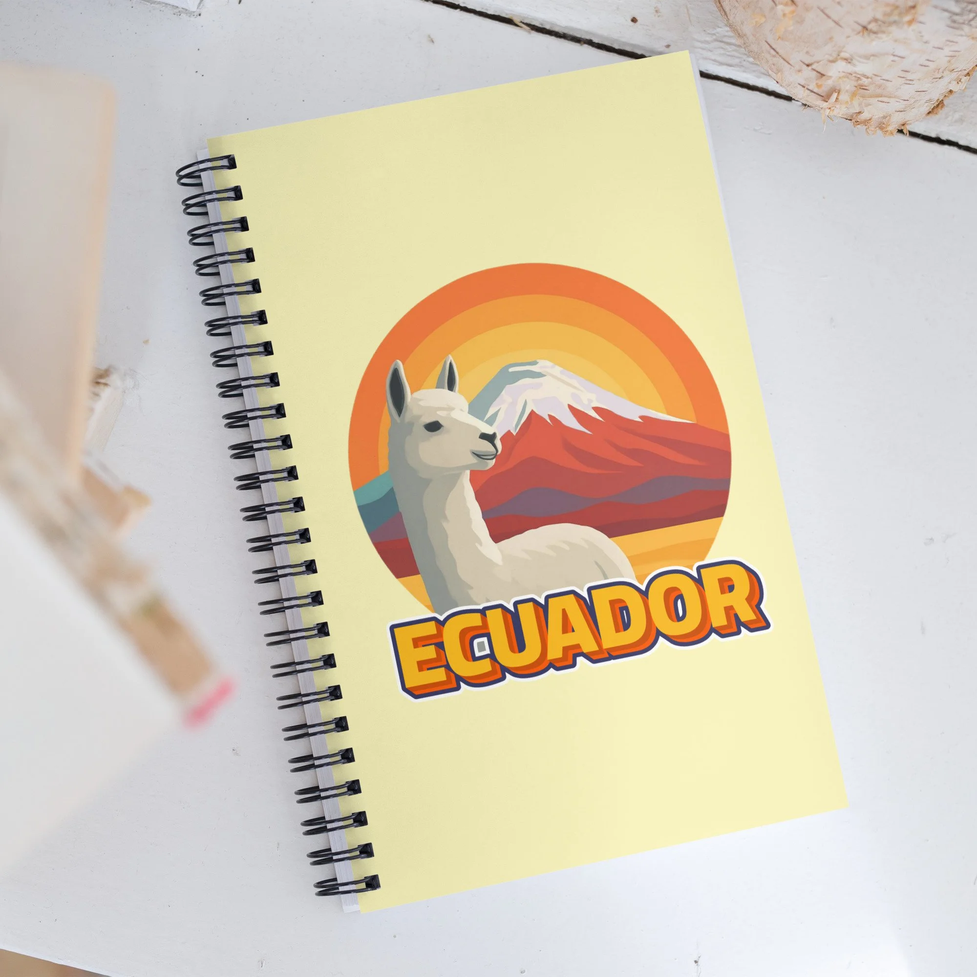 Ecuador Alpaca Spiral notebook