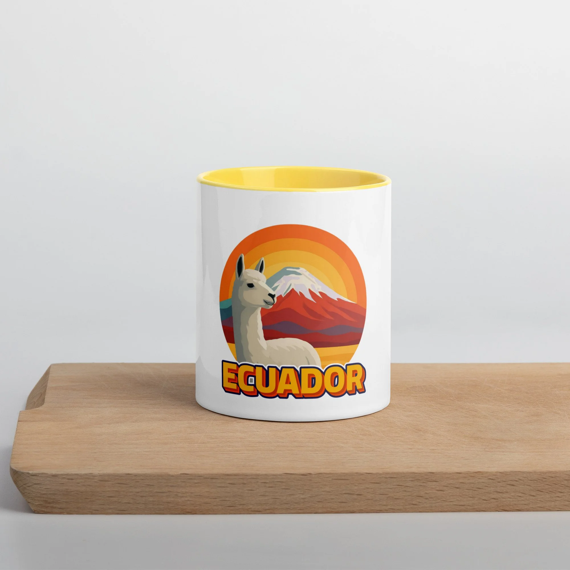 Ecuador Alpaca Mug with Color Inside