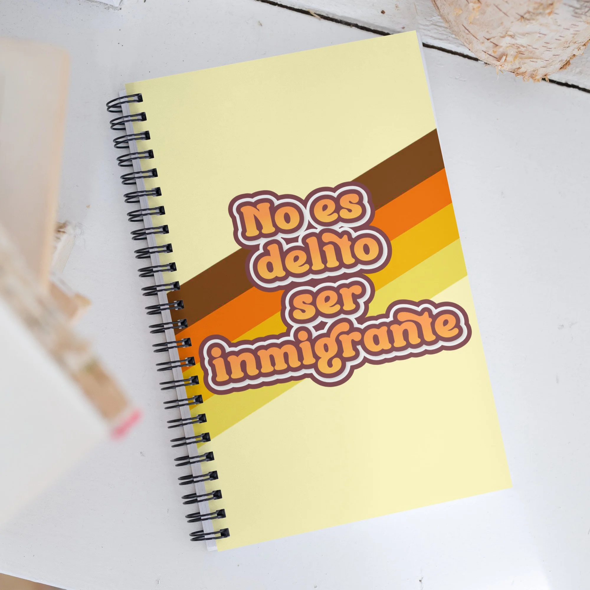 Inmigrante Spiral notebook