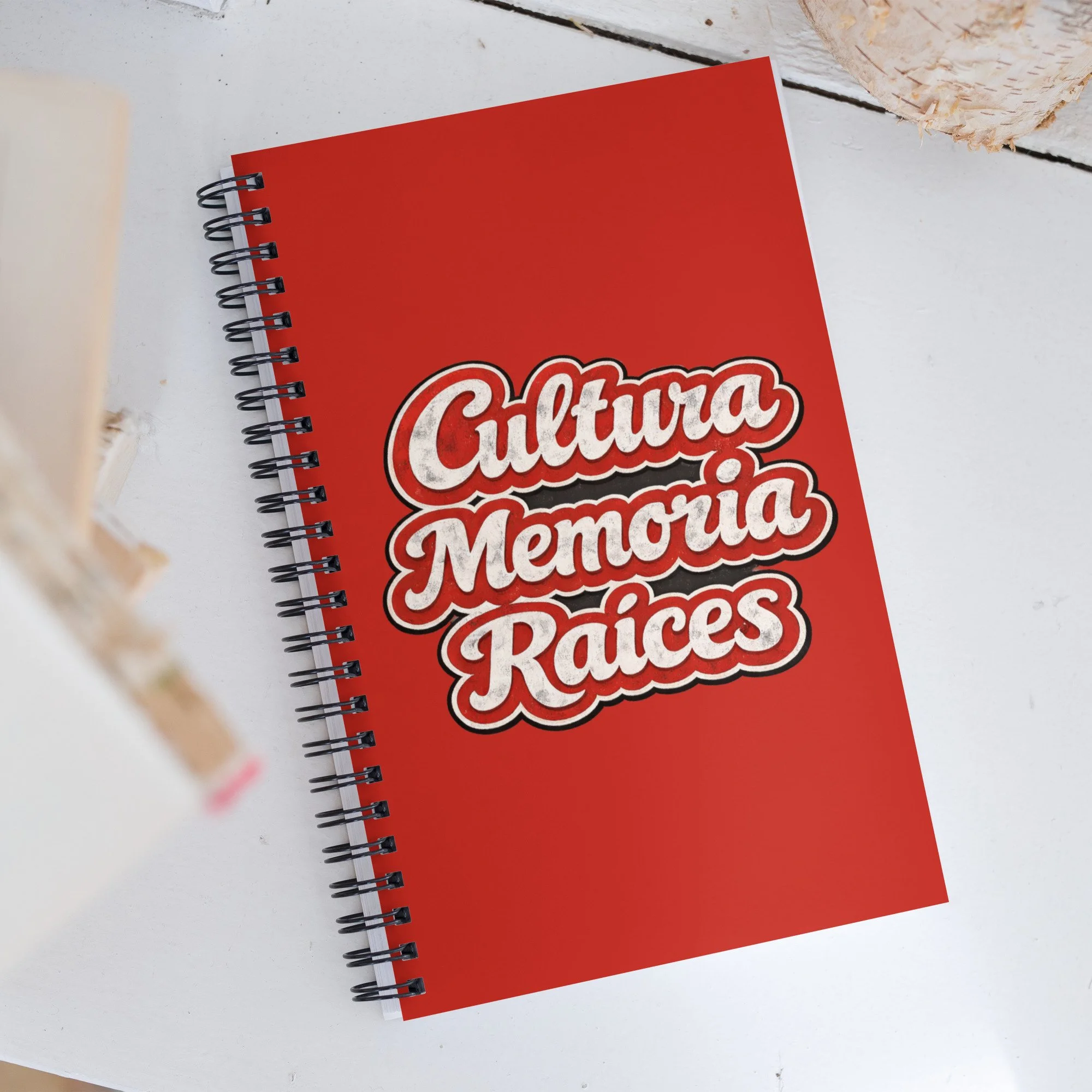 Cultura Memoria Raíces Spiral notebook
