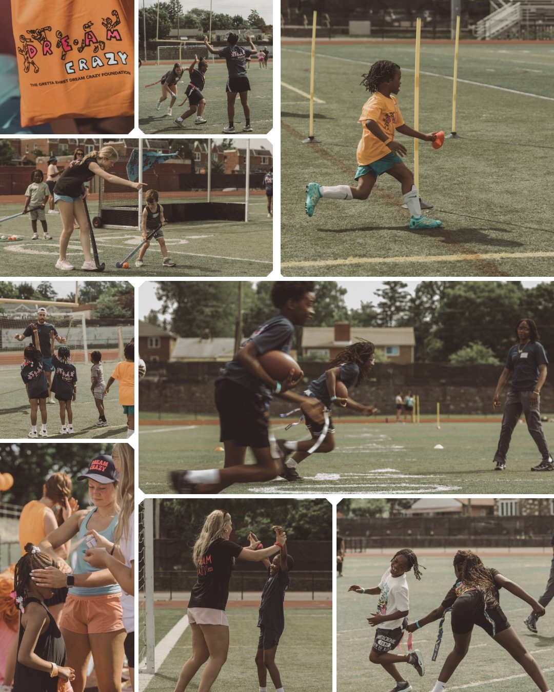 We were BUSY last week!!! ✨

Not only did we host our FREE Dream Crazy Field Hockey Camp, but we also brought our community together for a FREE Dream Crazy Sports Day! It was HOT ☀️, but the energy, smiles, and Dream Crazy spirit made it all worth it