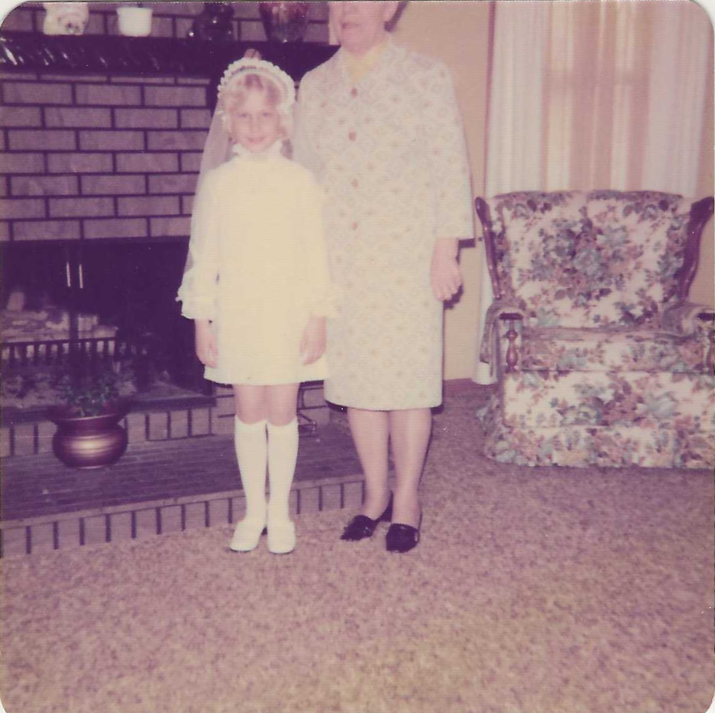 Anna with Barbara First Communion.png