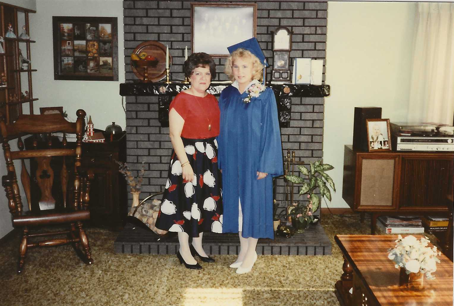 Rita with Barbara High School Graduation.png