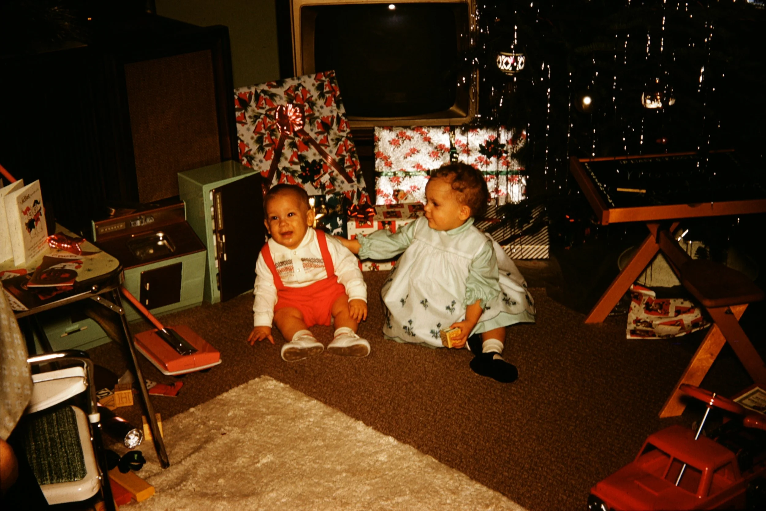 Annie & Mark w Christmas Gifts.JPG