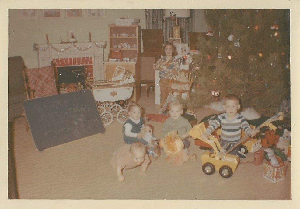 Annie, Mark, James, Cathy with Christmas Presents.jpg