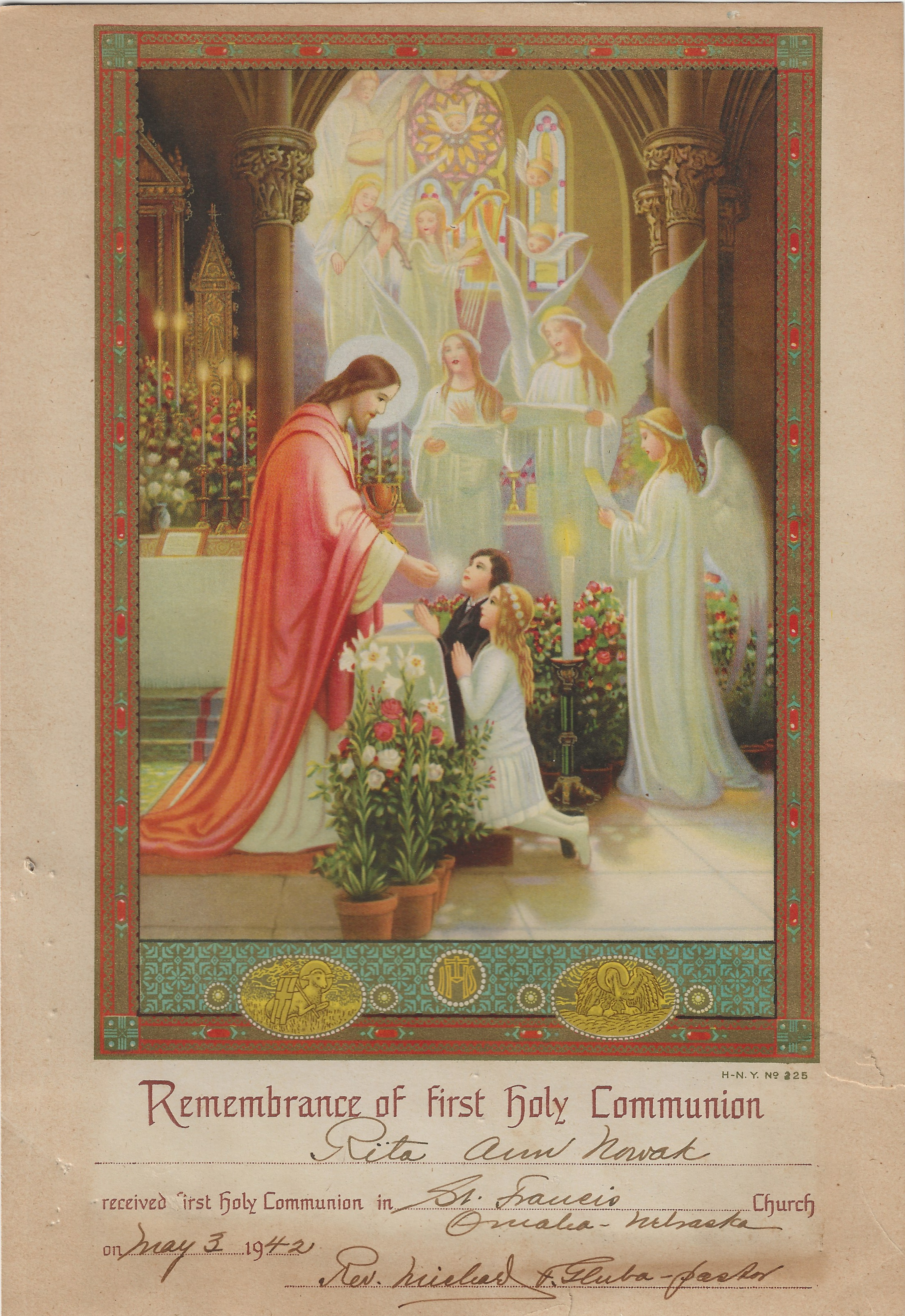 Rita's First Holy Communion Pamphlet